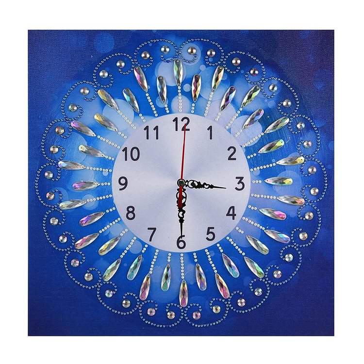 DIY Special Shaped Diamond Painting Clock Cross Stitch Mosaic Kit