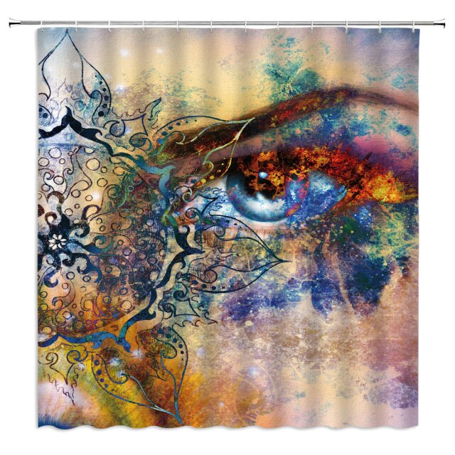 

Shower Curtain – Flower Landscape-180*180cm, 501 Original