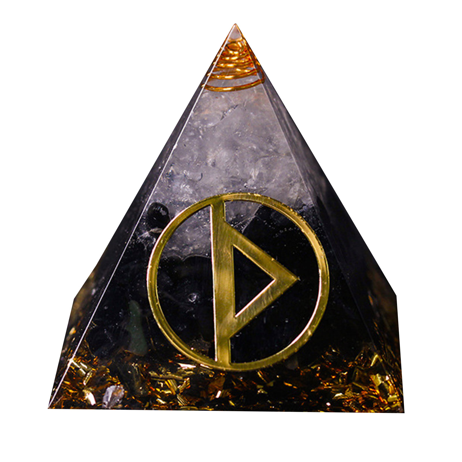 

6cm Natural Orgonite Pyramid Chakra - Thor, 501 Original