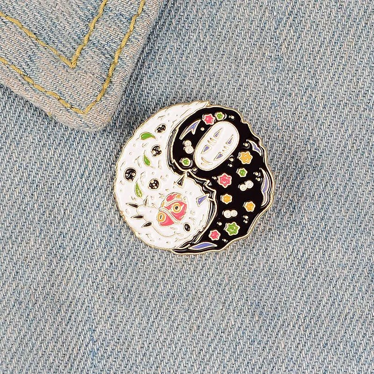 Yin Yang Diagram Pins