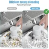 5 in 1 Handheld Bathroom Cleaning Brush Scrubber with Charging Cord