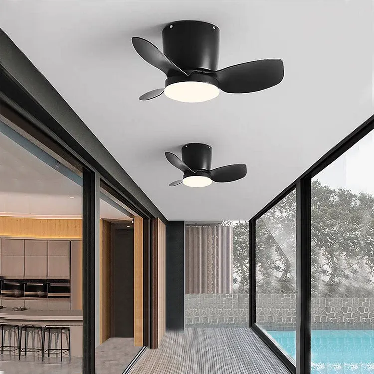 Walters 3-blade ceiling fan with lighting, 3 colors, &empty;60CM