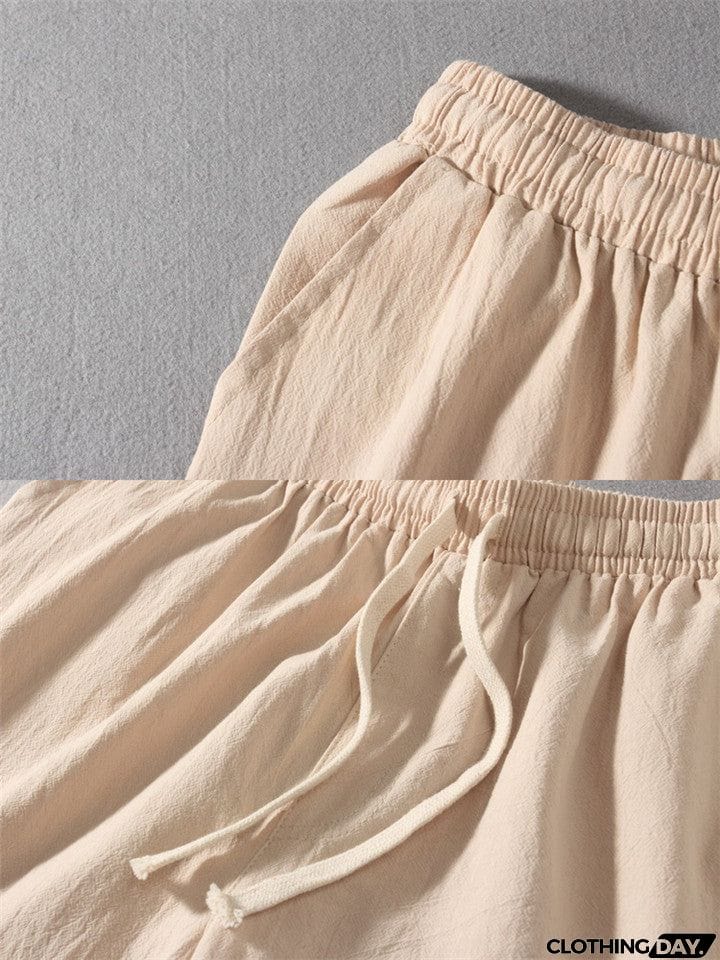 Mens Linen Short Sets