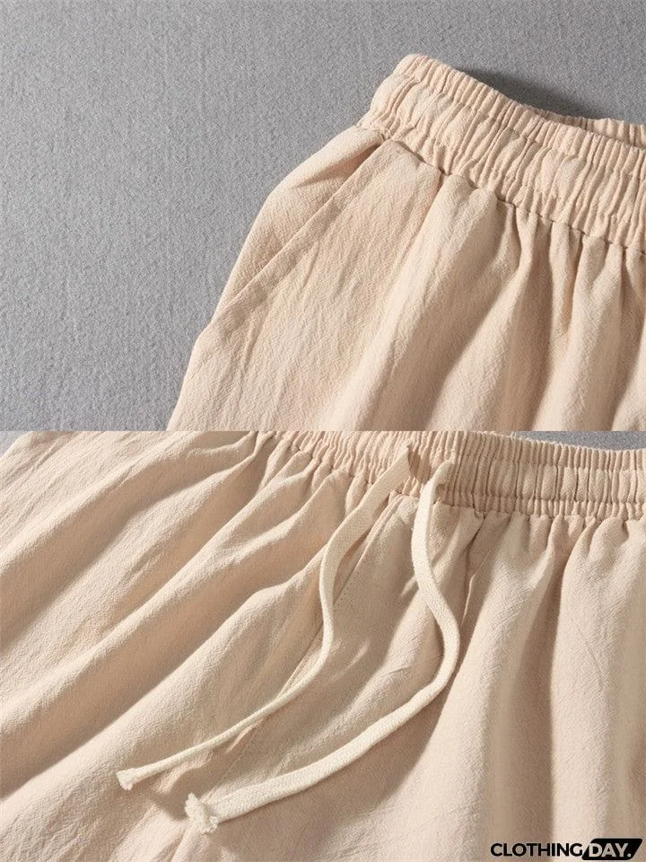 Mens Linen Short Sets