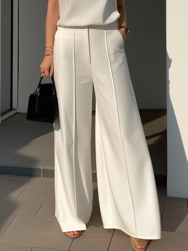 Elevate Your Style with High-Waisted Wide-Leg Pants