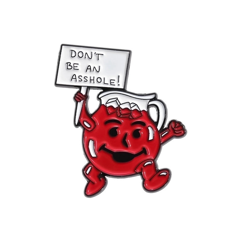 Cartoon Style Cowboy Style Letter Cup Alloy Stamping Stoving Varnish Women’s Brooches