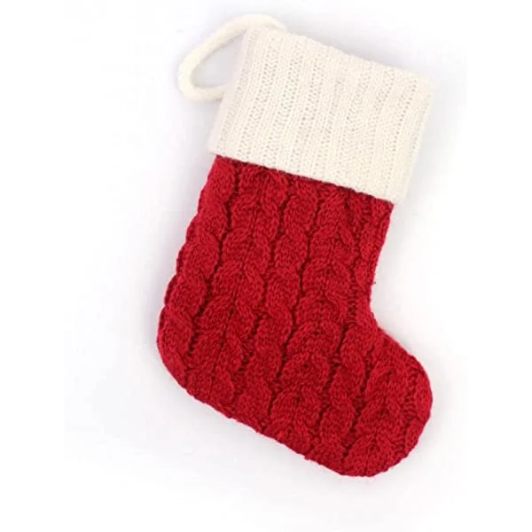 Cotton Cord with White Super Soft Plush Cuff Christmas Socks amazon Stunahome.com