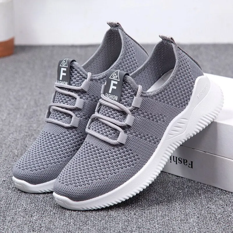 2021 Women Running Shoes Trainers Sport Shoes Outdoor Walkng Jogging Trainers Athletic Shoes Female Sneakers women shoes flats