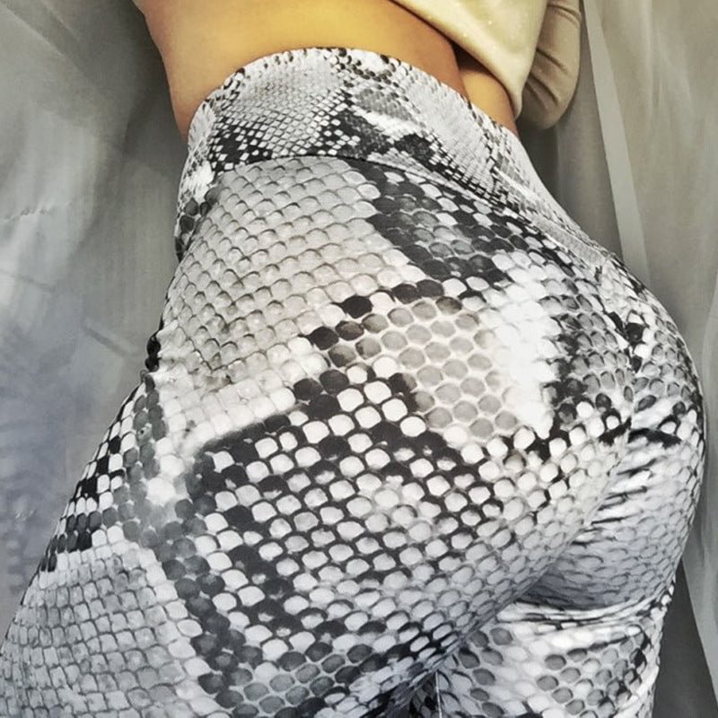 Snake Print Fitness Yoga Pants
