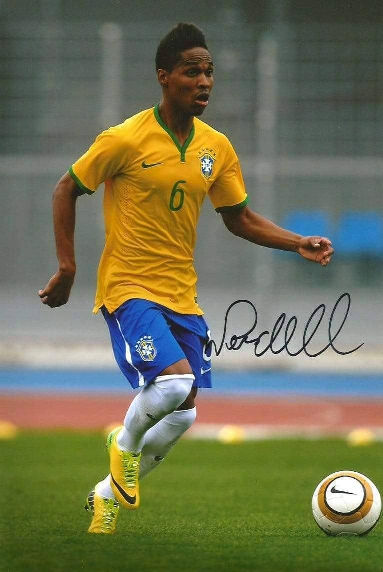 Wendell Nascimento Borges SOCCER autograph, In-Person signed Photo Poster painting