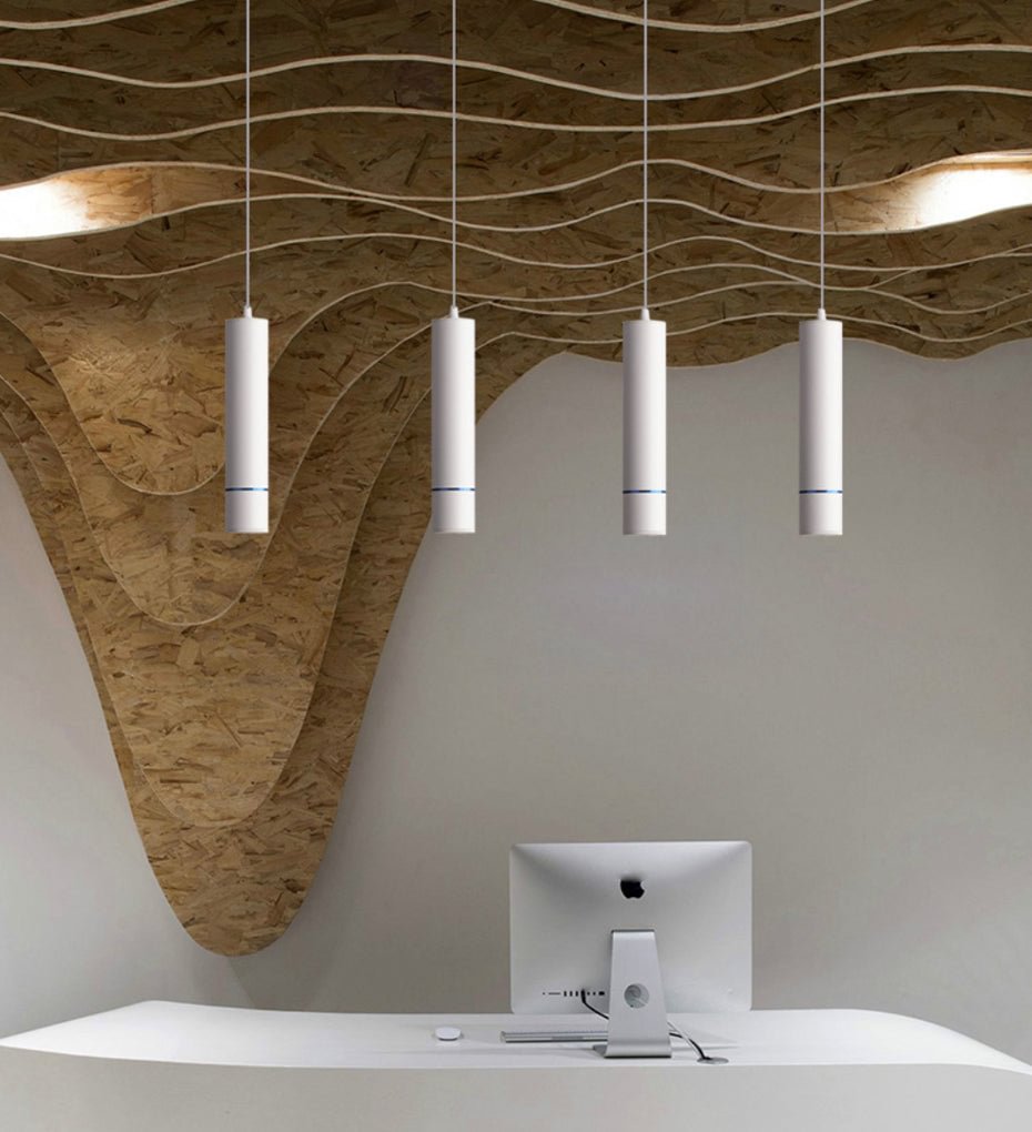 LED Modern Pendant LIght tube Macaron Pendant Lamp Counte Stroe Room Kitchen Light Fixtures Hanglamp Luminaire