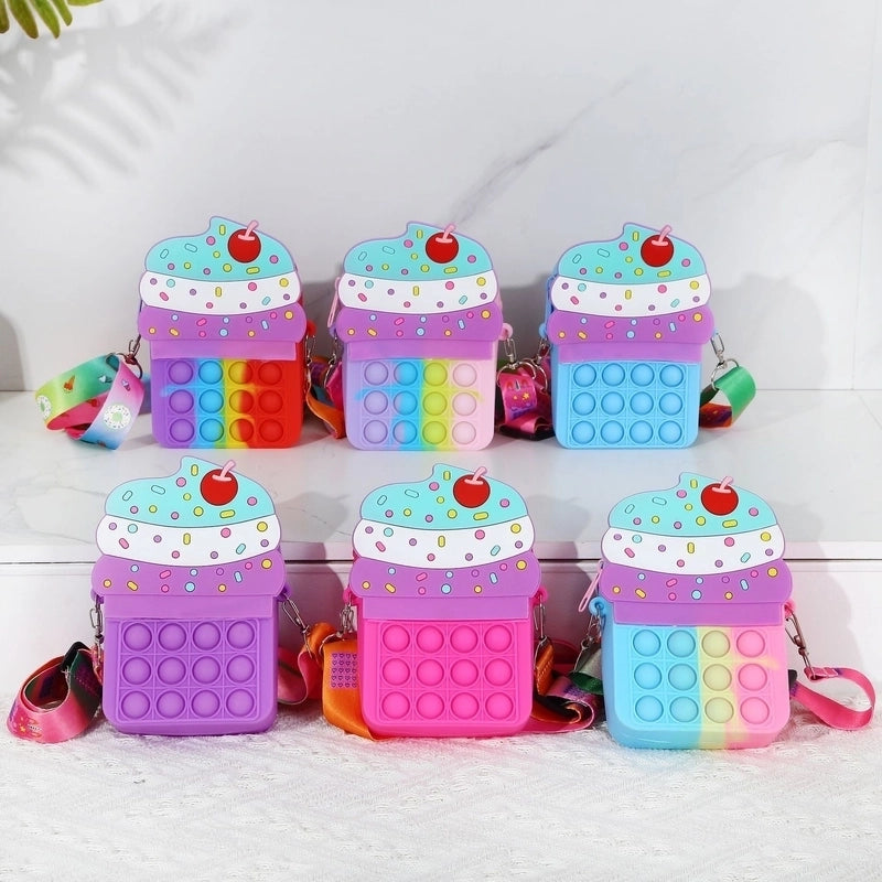 Girl’s All Seasons Silica Gel Cute Small Wallet