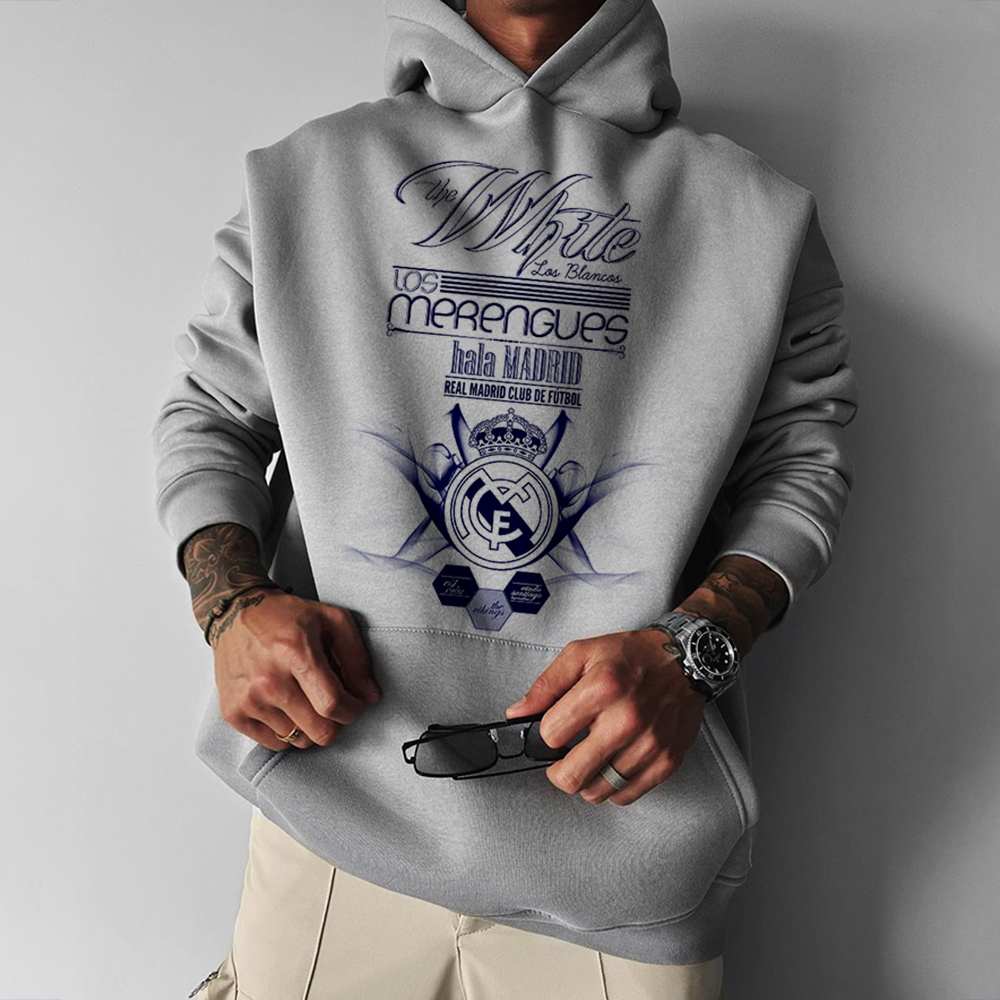Oversized Unisex Football Print Casual Sweatshirt / TECHWEAR CLUB / Techwear