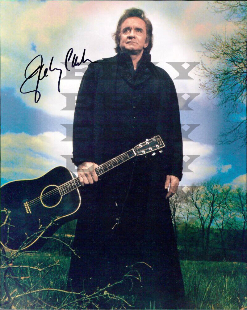 Johnny Cash Autographed signed 8x10 Photo Poster painting Reprint