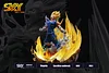 WCF Scale Majin Buu Arc Vegeta's Final Explosion with LED - Dragon Ball Resin Statue - Sky Top Studios [In Stock]