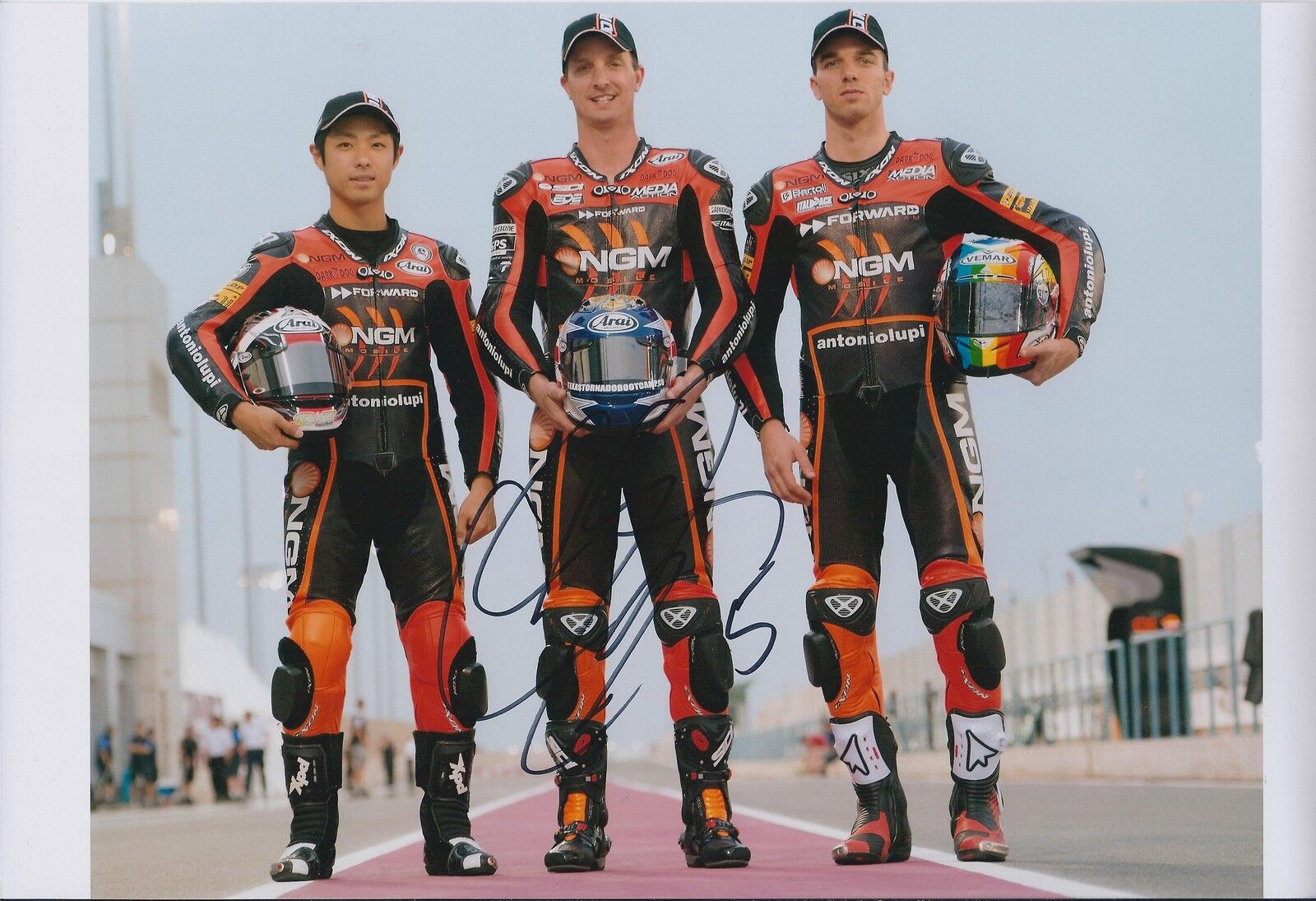 Colin EDWARDS Texas Tornado SIGNED 10x8 Photo Poster painting Autograph AFTAL COA