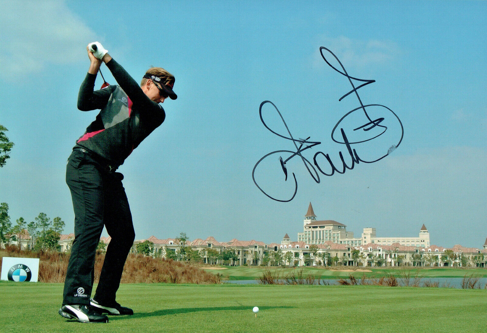 Ian POULTER SIGNED Autograph 12x8 Photo Poster painting AFTAL COA BMW China Masters