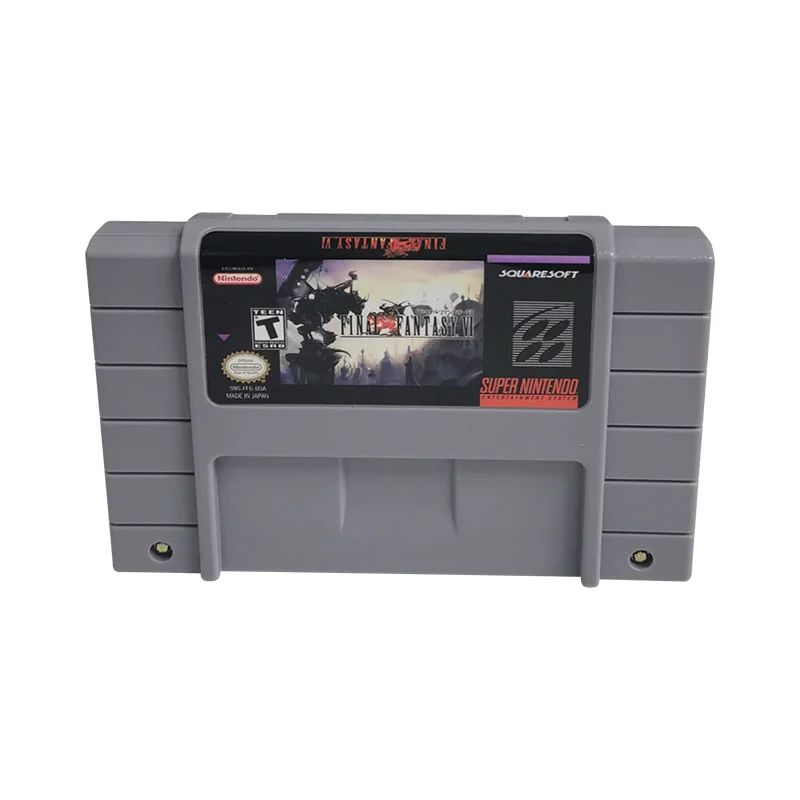 Final Fantasy VI SNES For Super Nintendo Entertainment System - 16 Bit US Version Game Cartridge