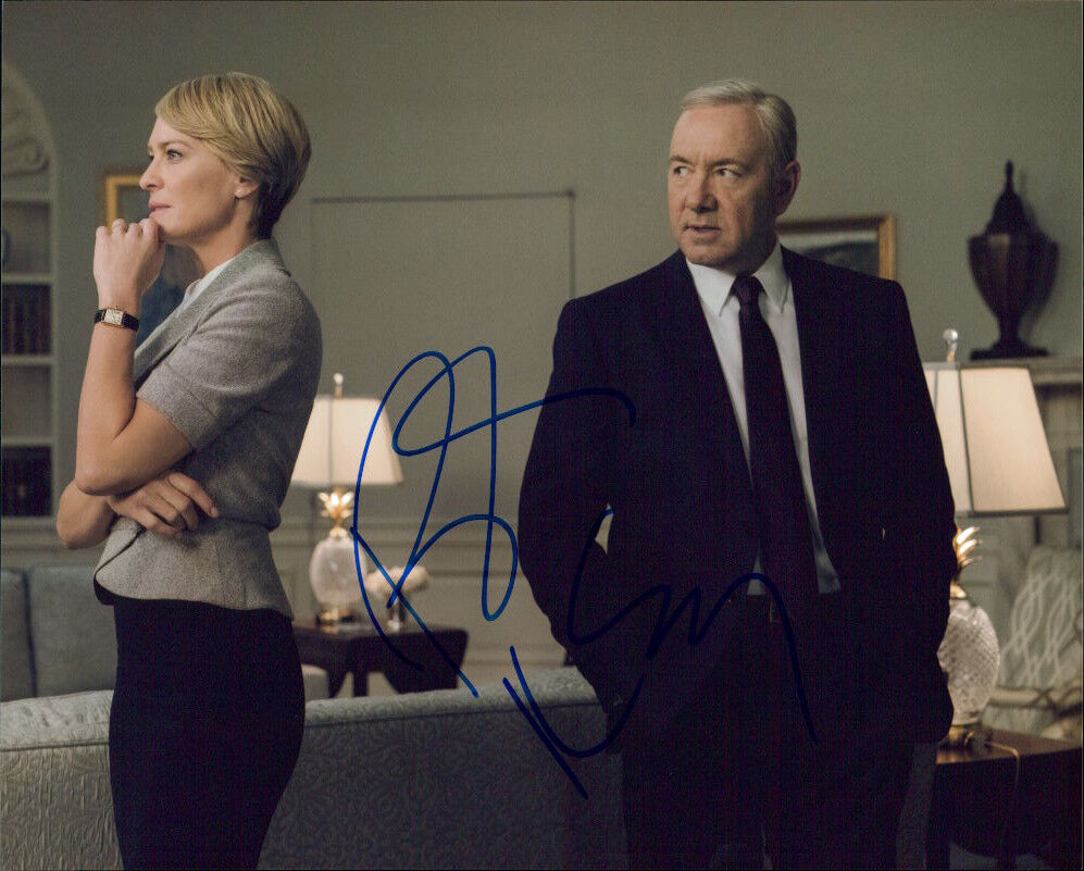 House of Cards (Robin Wright & Kevin Spacey) signed authentic 8x10 Photo Poster painting COA