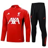 Joyfball 2025/2026 Liverpool Half-Pull Training Suit Red Jersey 1:1 Thai Quality 