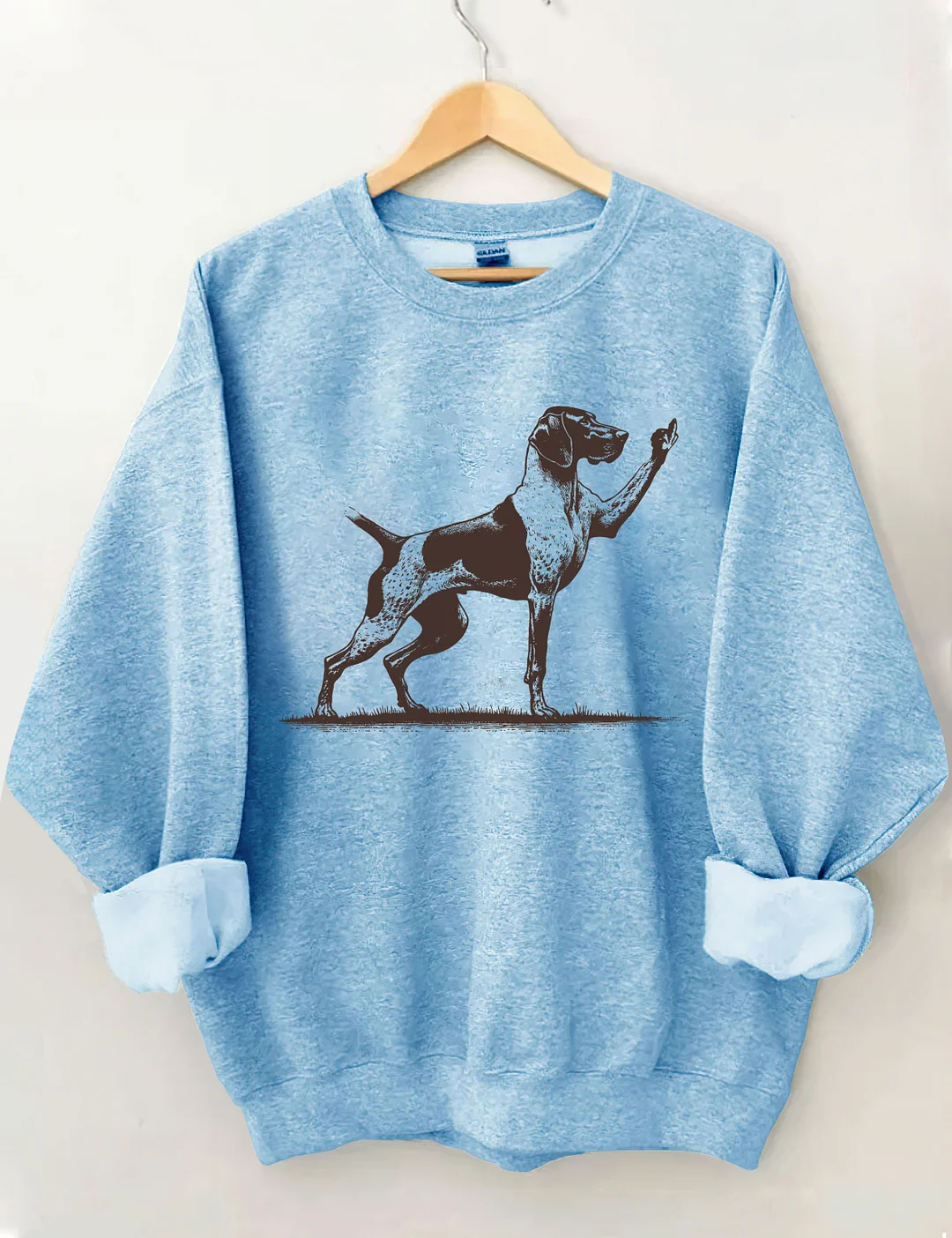 Rude Pointer Dog German Shorthair Dog Sweatshirt