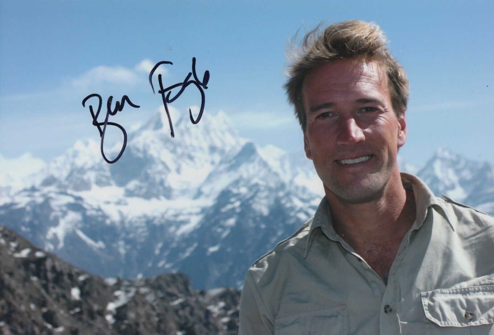 Ben Fogle Hand Signed 12x8 Photo Poster painting - Tv Autograph 4.