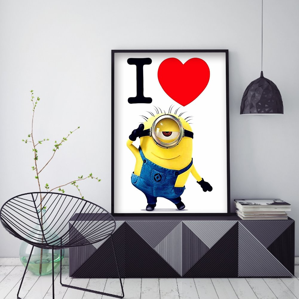 MinionsRound Diamond Painting 30*40CM