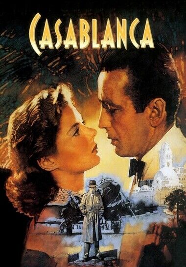 CASABLANCA MOVIE POSTER - PROMO - HIGH GLOSS Photo Poster painting POSTER -  POST!