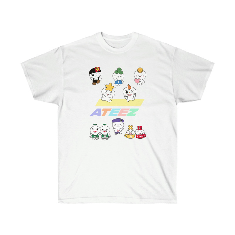 ATEEZ TEEZ-MON Cartoon Logo T-shirt