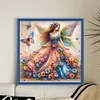 (Counted/Stamped) Butterfly Fairy-11CT Cross Stitch 50*50cm/19.69*19.69in