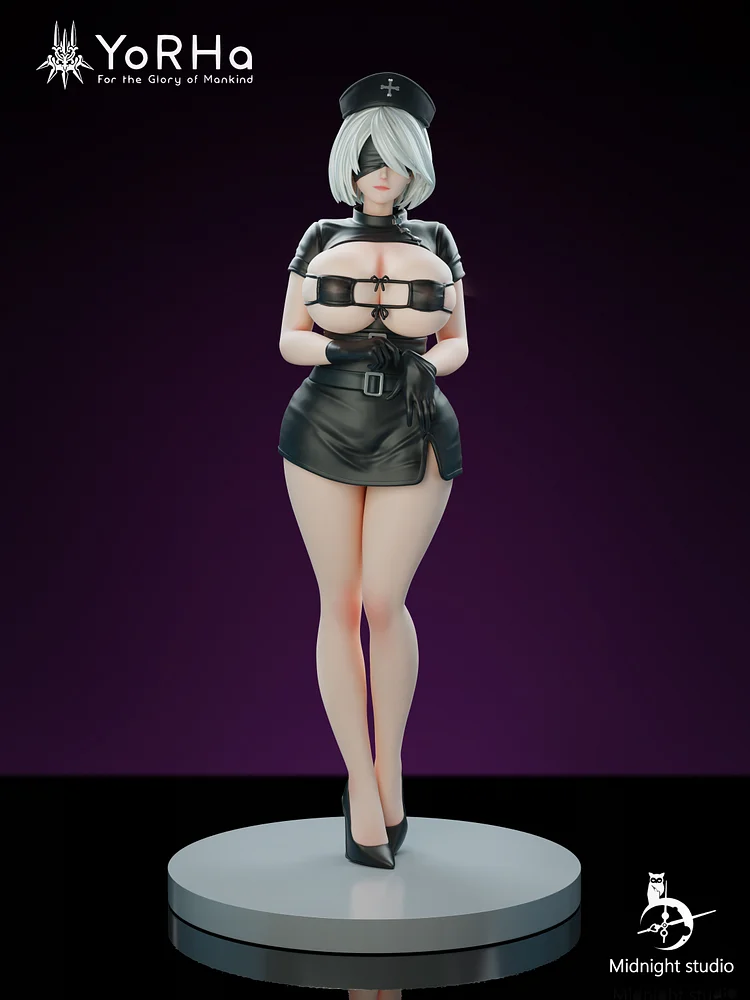 Zi Ye Studio - NieR: Automata Nurse 2B 1/4 Statue(GK) (Adult 18+)-