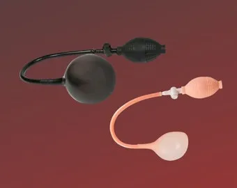 pornhint Pornhint Anal balloon made of latex to inflate, inflatable butt plug, BDSM fetish anal stretcher extreme, anal baloon pump
