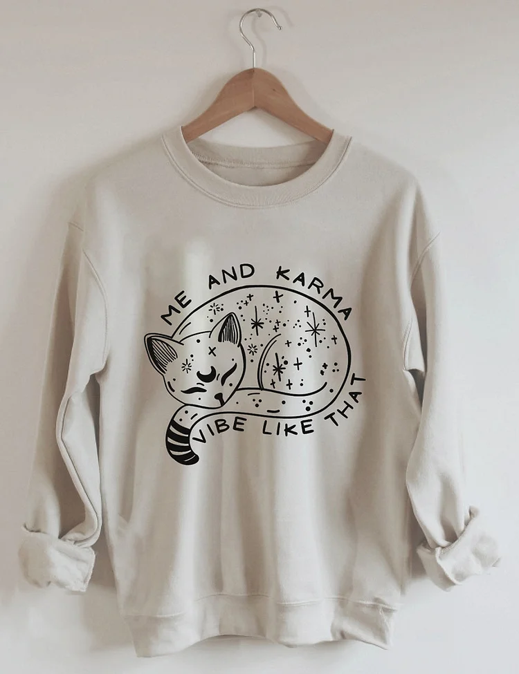 Roseslives Midnights Karma Cat Sweatshirt #TS01