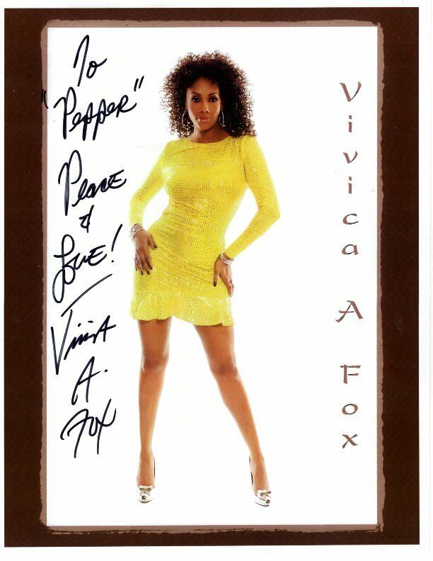 VIVICA A. FOX Autographed Signed Photo Poster paintinggraph - To Pepper