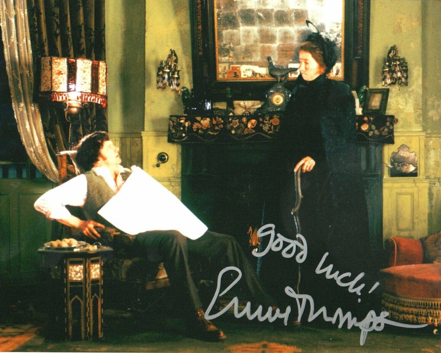 Emma Thompson Signed 10 by 8 inches Genuine Signature Photo Poster painting