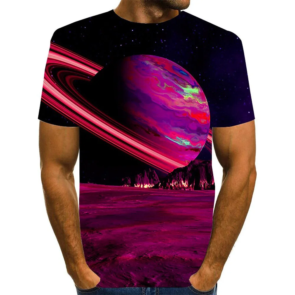 3D Graphic Short Sleeve Shirts Daily Holiday Graphic