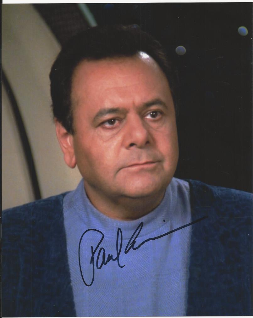 Paul Sorvino - Star Trek TNG signed Photo Poster painting