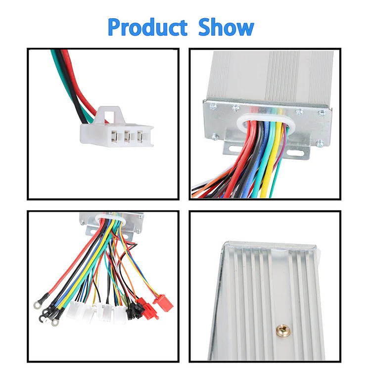 SEBLAFF 48V 1500W Brushless DC Speed Motor Controller Replacement for E-Bike Electric Scooter
