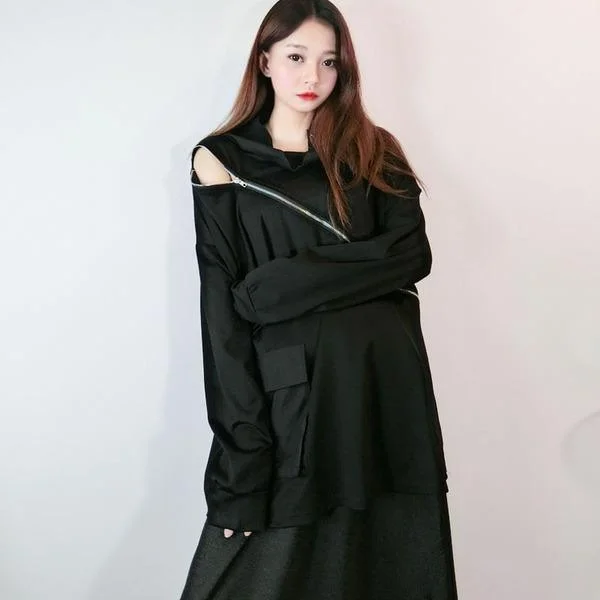 Women Fashion T Shirt 2020 Winter Pocket Off Shoulder Small Fresh Casual Pleated Elegant Solid Color Tee Top
