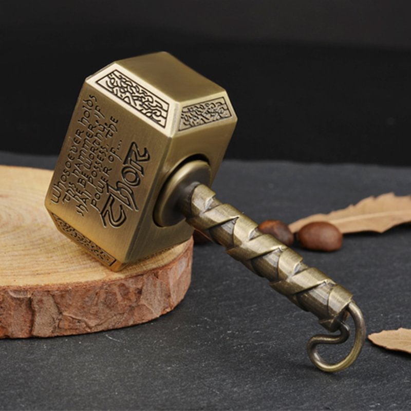 Marvel Thor's Hammer Keychain Battle Hammer Fidget Hand
