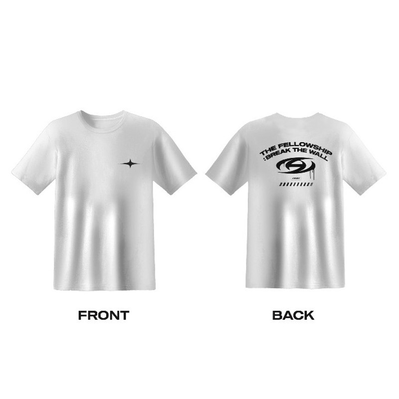 ATEEZ WORLD TOUR THE FELLOWSHIP : BREAK THE WALL IN JAPAN WHITE T-SHIRT