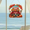 (US Local)Fall Truck DIY Diamond Art Pendant Diamond Painting Set for Wall Window