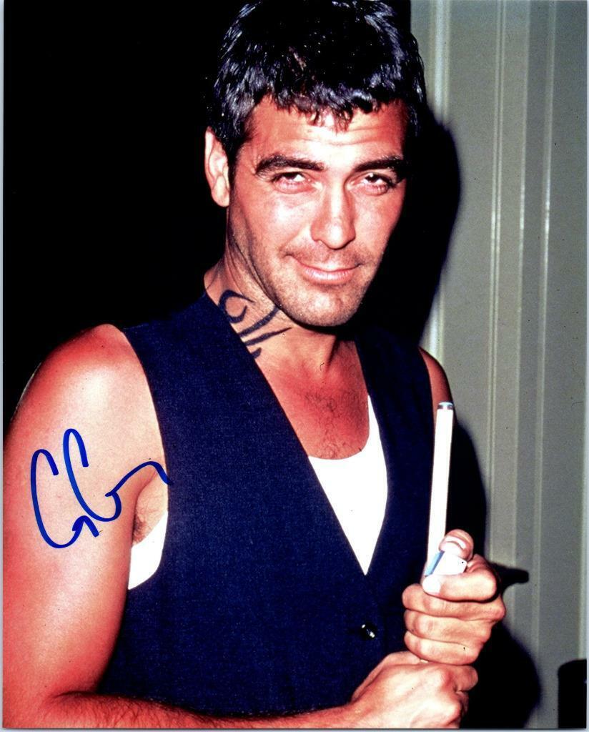 George Clooney autographed 8x10 Photo Poster painting signed Picture Very Nice and COA