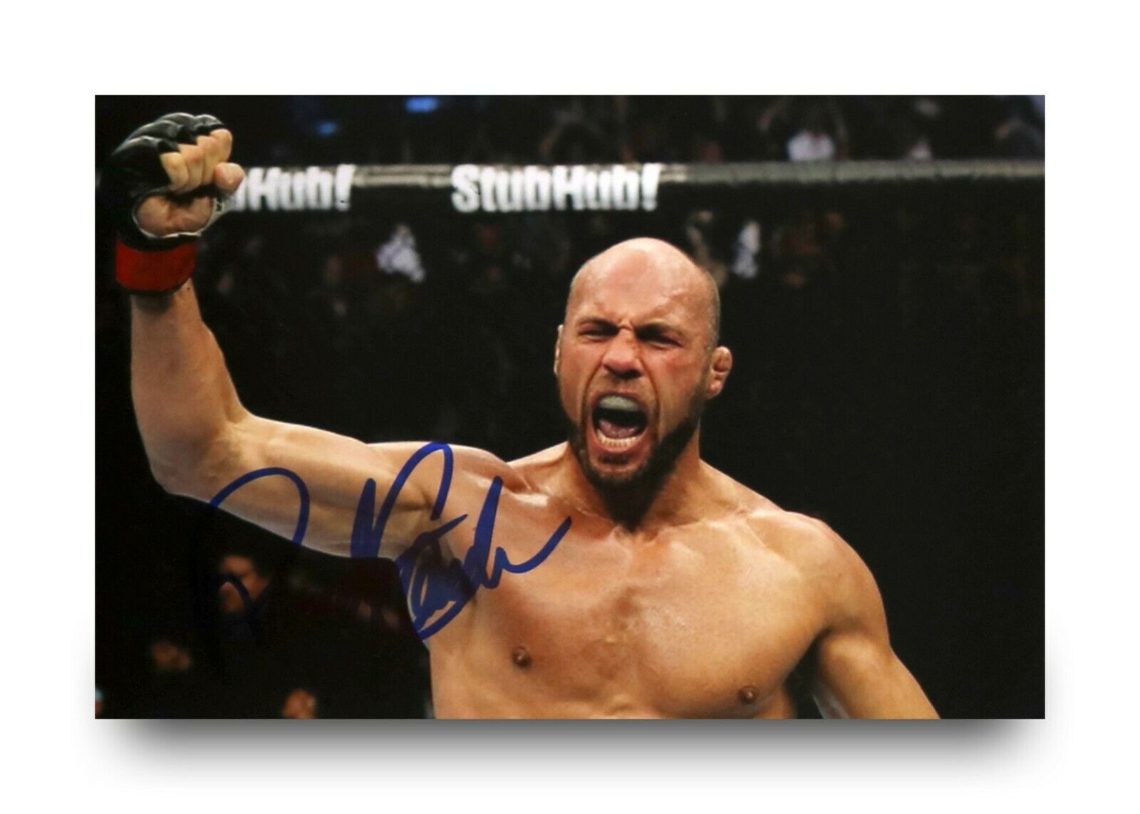 Randy Couture Signed 6x4 Photo Poster painting UFC Light Heavyweight Champion MMA Autograph +COA