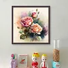 Flowers-11CT Stamped Cross Stitch 40*40cm/15.75*15.75in
