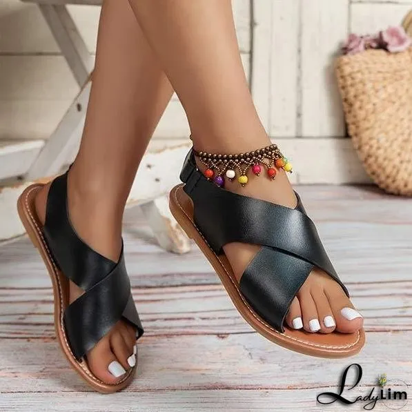 Effortless and Trendy winter Sandals