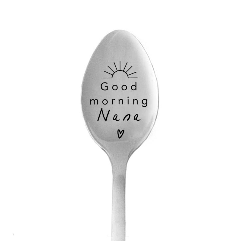 New Valentine’s Day Gift Lettering Stainless Steel Long Handle Spoon