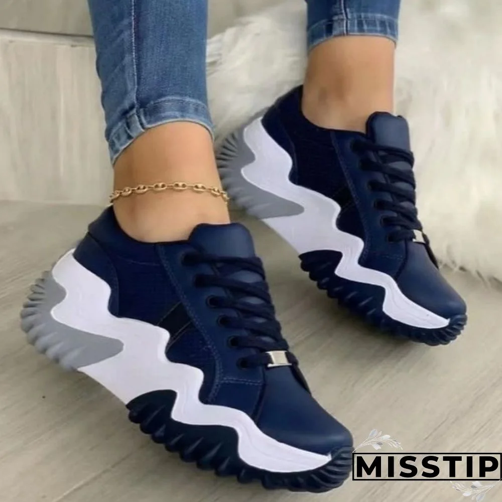 White Casual Sportswear Daily Patchwork Contrast Round Keep Warm Comfortable Shoes