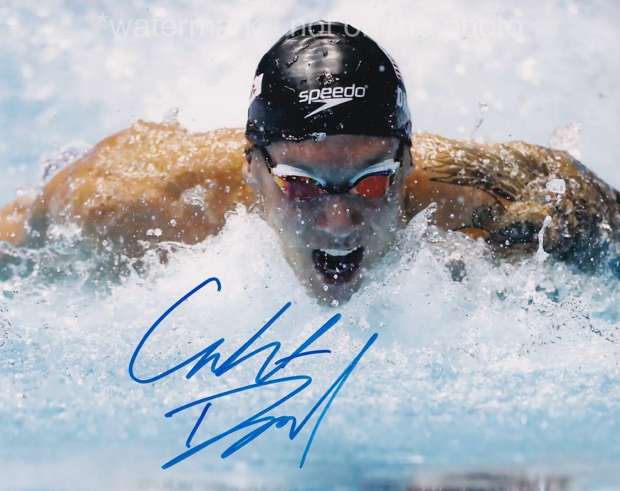 CAELEB DRESSEL SIGNED AUTOGRAPH 8X10 Photo Poster painting OLYMPICS