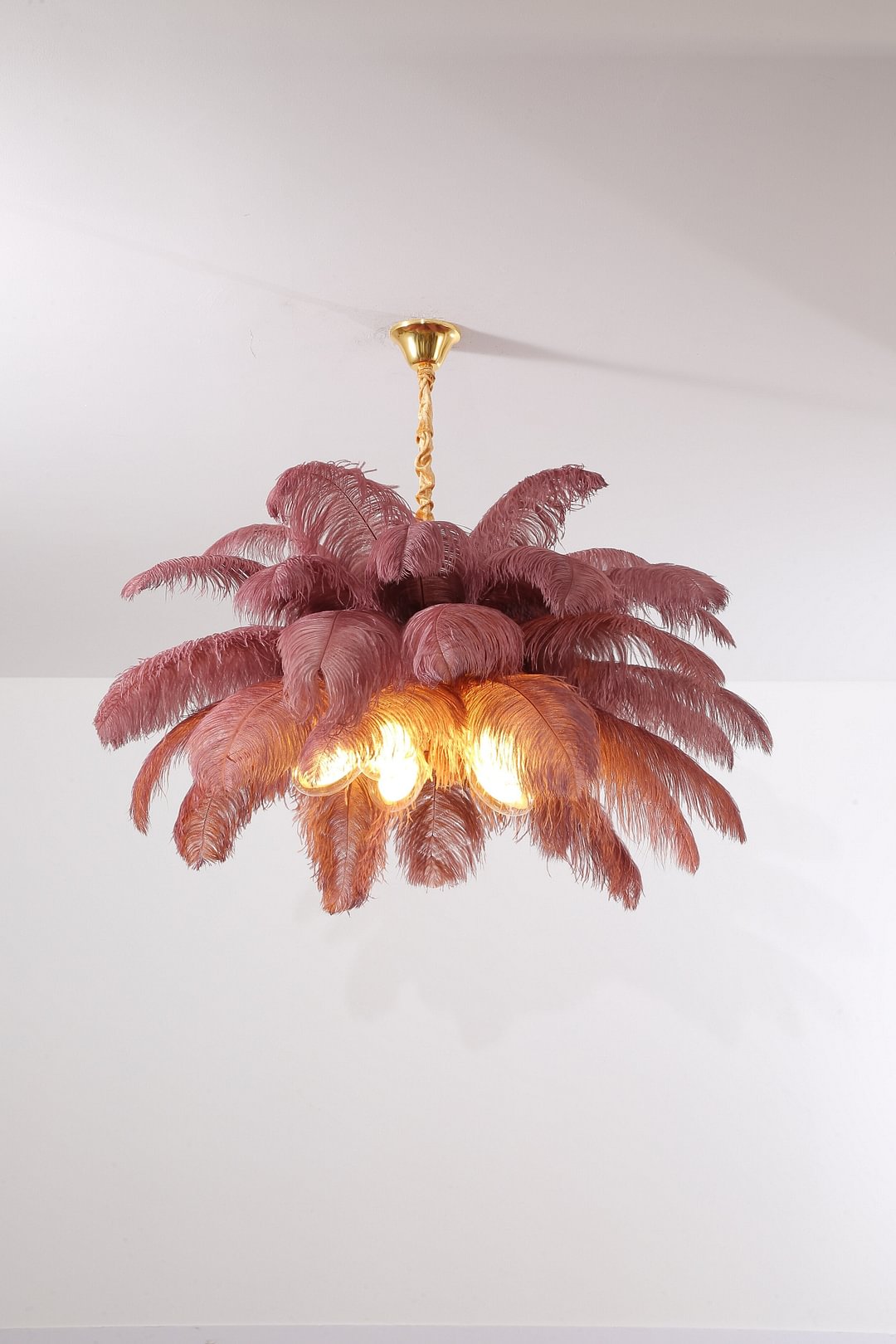 Art Deco Colorized Feather LED Pendant Lights.Pendant light Hanging Lamps Suspension Luminaire Lampen For Dinning Room